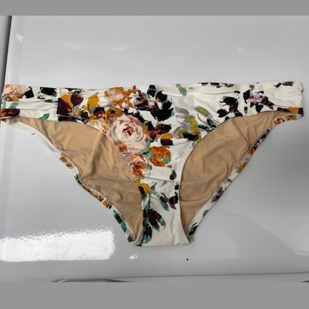 NEW Anthropologie Mermaid Floral Bikini Bottom